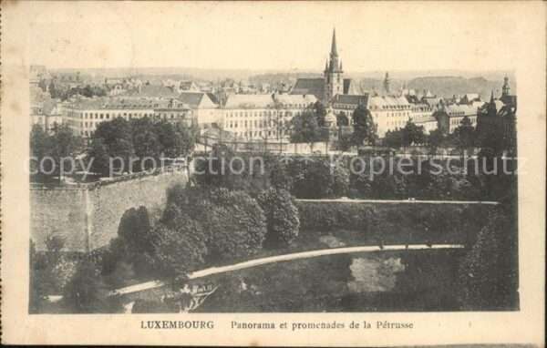 LUXEMBOURG  Luxemburg Panorama et Promenades de la Petrusse