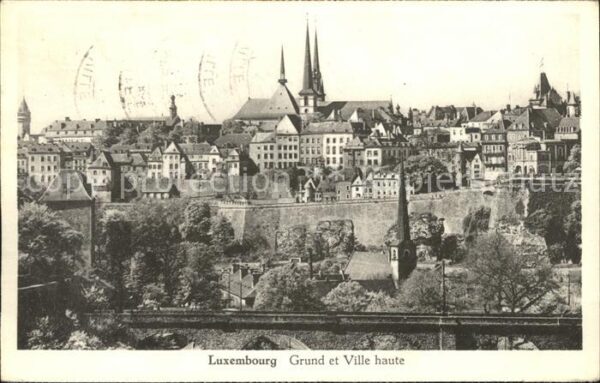 LUXEMBOURG  Luxemburg Grund et Ville haute