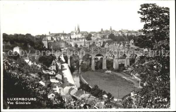 LUXEMBOURG  Luxemburg Vue generale Viaduc