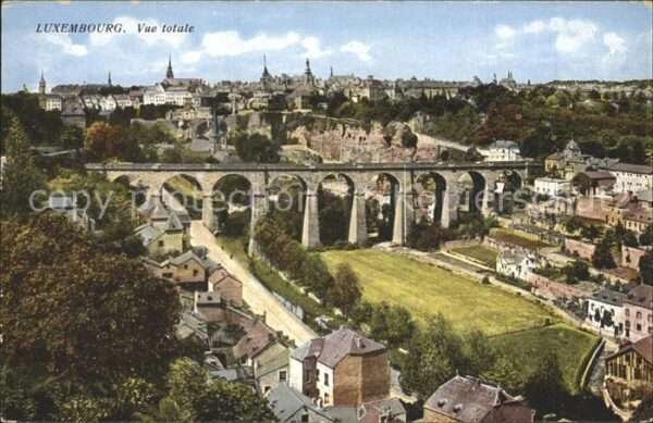 LUXEMBOURG  Luxemburg Vue totale Viaduc