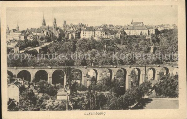 LUXEMBOURG  Luxemburg Vue generale Viaduc