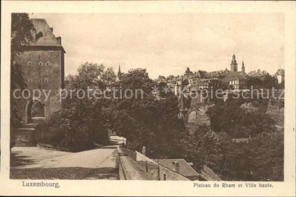 LUXEMBOURG  Luxemburg Plateau du Rham et Ville haute
