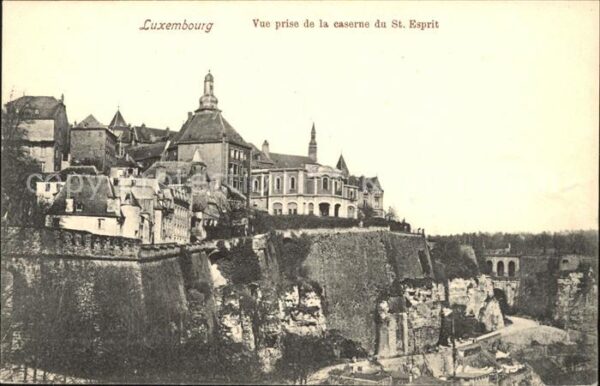 LUXEMBOURG  Luxemburg Vue prise de la Caserne du St. Esprit