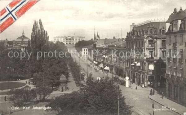 Oslo Norwegen Karl Johansgate