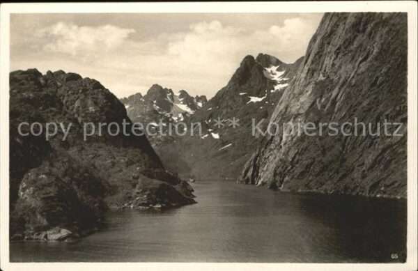 Norge Norwegen Fjordparti Berge