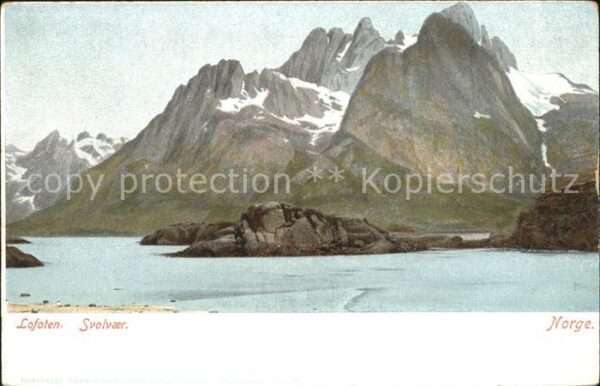 Svolvær Lofoten Inselgruppe Berge