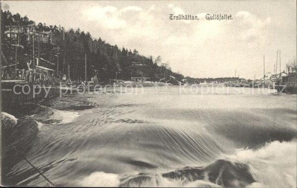Trollhaettan Fullöfallet Wasserfall