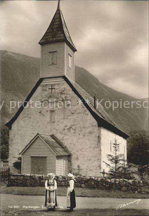 Hardanger Eidfjord Kirke Kirche Trachten