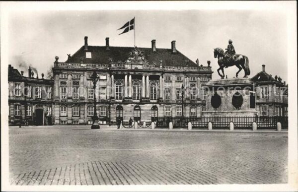 Kobenhavn Amalienborg Schloss Reiterdenkmal