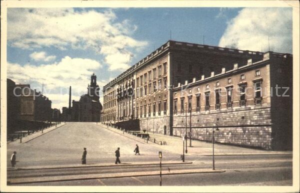 Stockholm Kungl Slottet vid Slottsbacken Schloss