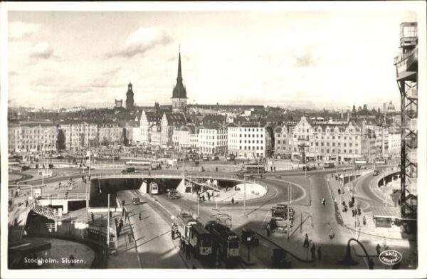 Stockholm Slussen Strassenbahn