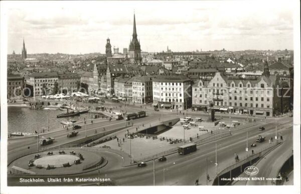 Stockholm Utsikt fran Katarinahissen