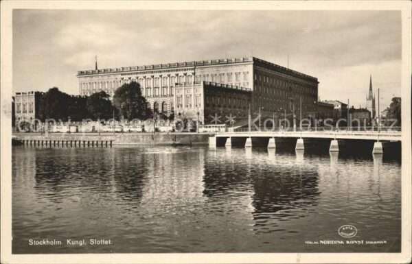 Stockholm Kungl Slottet Königliches Schloss