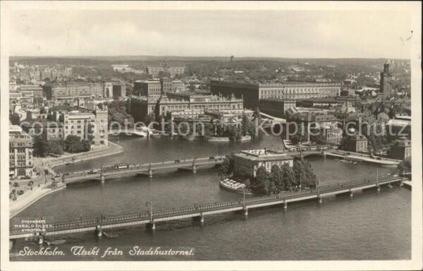 Stockholm Utsikt fran Stadshustornet