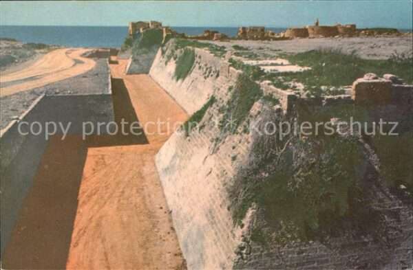 Caesarea Israel Crusaders City Wall