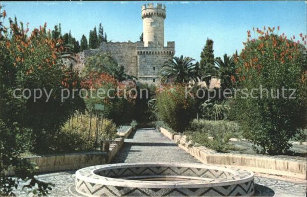 Rhodes Rhodos Greece Flower Garden Blumengarten