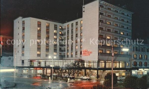 Nairobi New Stanley Hotel at night