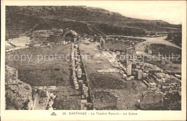 Carthage Karthago Theatre Romain La Scene