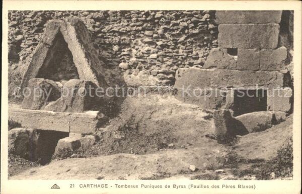 Carthage Karthago Tombeaux Puniques de Byrsa