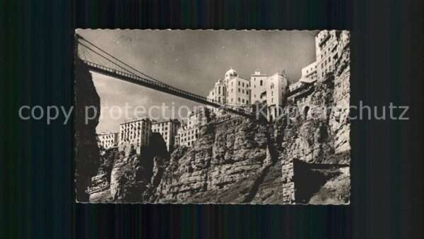 Constantine Algerien Passerelle Perregaud et la Medersa