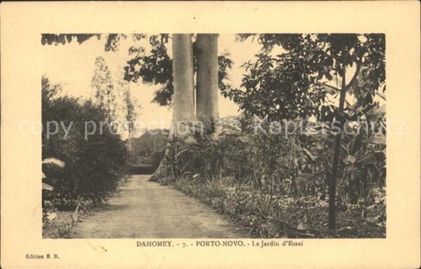 Dahomey Porto Novo Jardin d_Essai