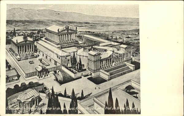 Baalbek Baalbeck Jupiter und Bacchus Tempel