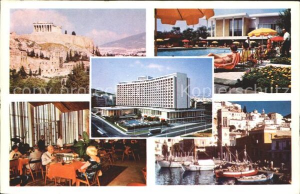 Athens Athen Hilton Hotel Acropolis Swimming Pool Ha