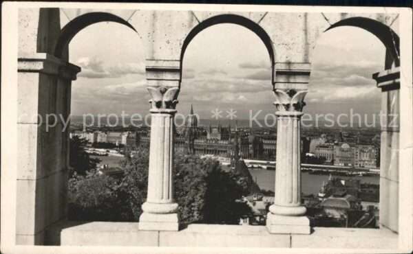 Budapest Aussicht mit Parlament