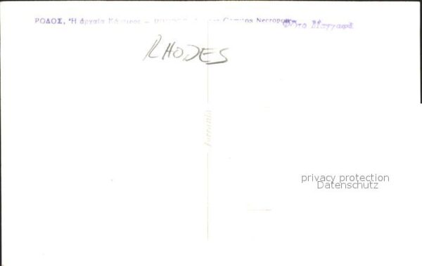 Rhodes Rhodos Greece Cameros Ruinen Historische Stätte – Bild 2