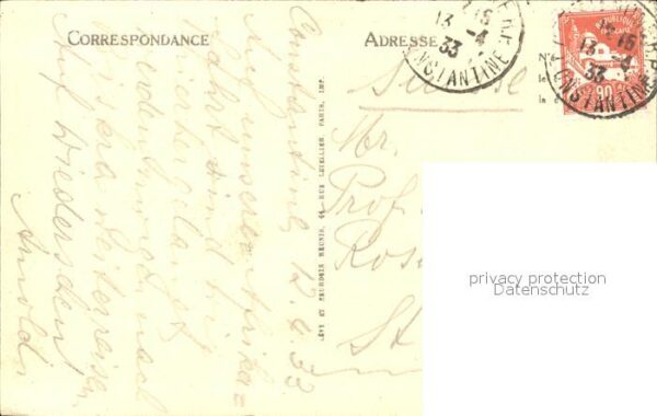 Constantine Algerien Vue interieure de la Mosquee d_Ahmed Be – Bild 2
