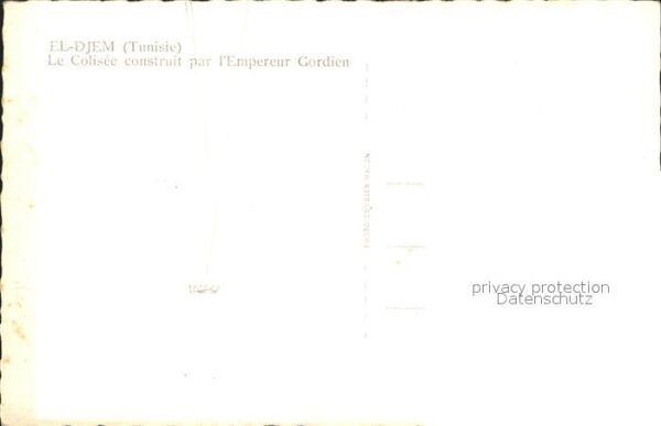 El-Djem Colisee construit par l'Empereur Gordie – Bild 2