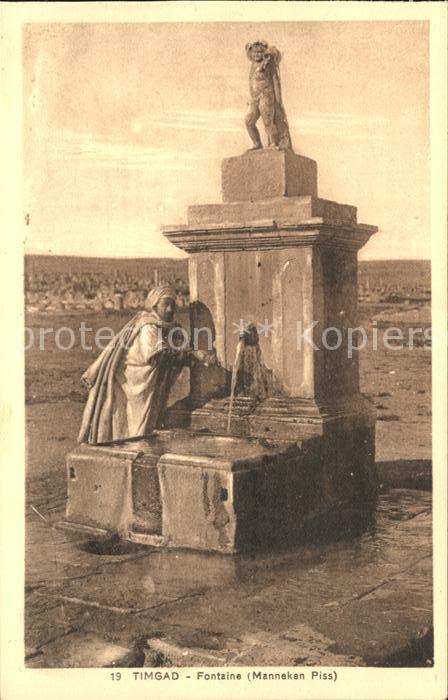 Timgad Fontaine Manneken Piss