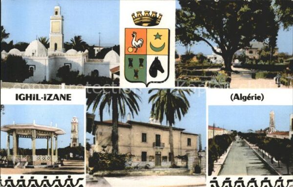 Ighil Izane Vue partielle Pavillon Wappen Krone