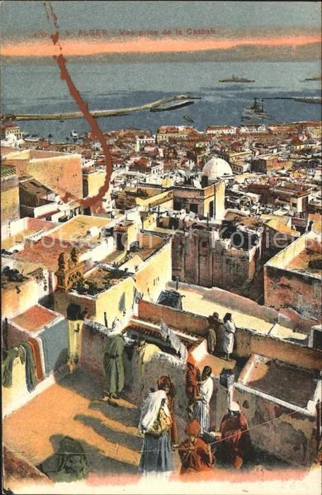 Alger Algerien Vue prise de la Casbah