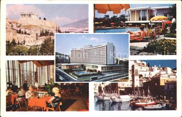 Athens Athen Hilton Hotel Swimming Pool Akropolis Ha