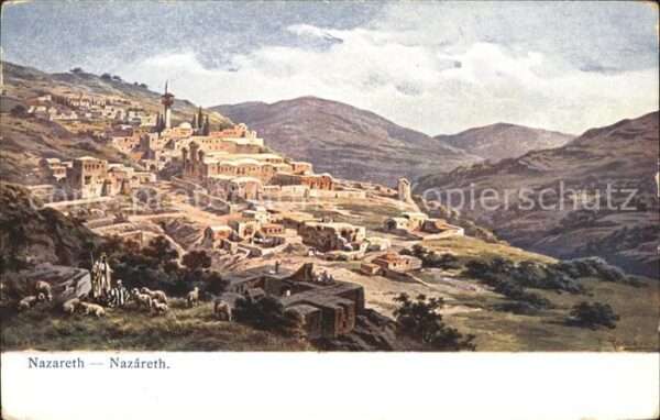 Nazareth Israel Künstlerkarte