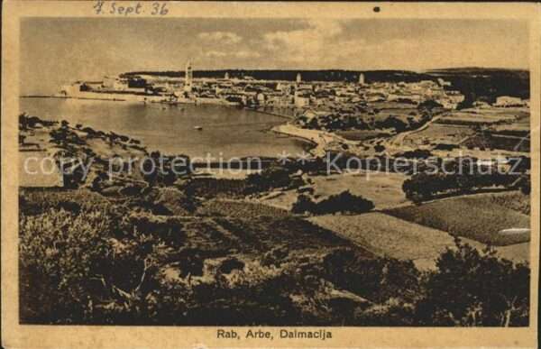 Rab Kroatien Panorama