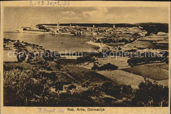 Rab Kroatien Panorama