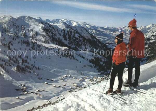 Malbun Blick vom Sareiserjoch Alpenpanorama Sk