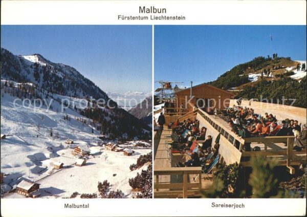 Malbun Panorama Malbuntal Wintersportplatz Sar