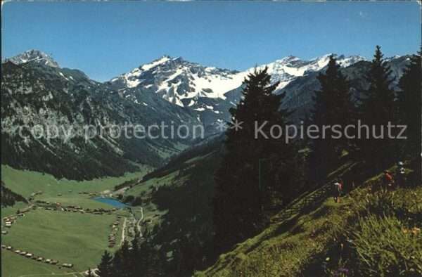 Steg Liechtenstein Silumer Kulm Alpenpanorama