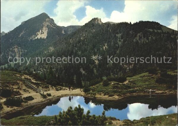 Malbun Sass Seeli mit Stachlerkopf Bergsee