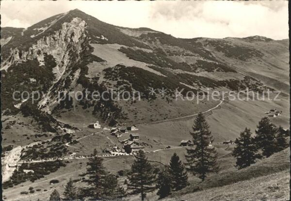 Malbun Panorama mit Gamsgrat und Sareiserjoch