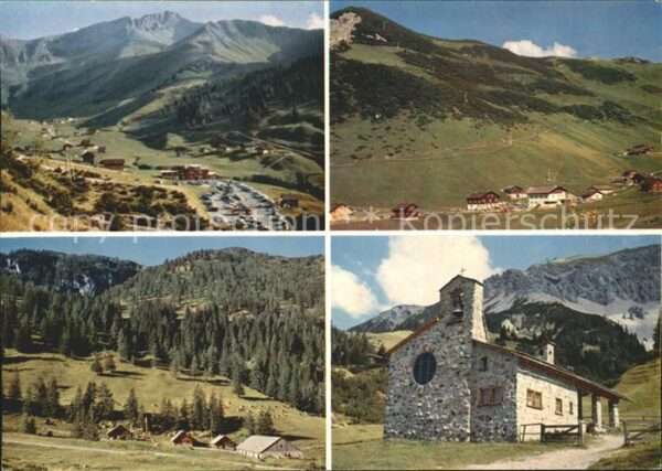 Malbun mit Augstenberg Sareiserjoch Alpe Jugen