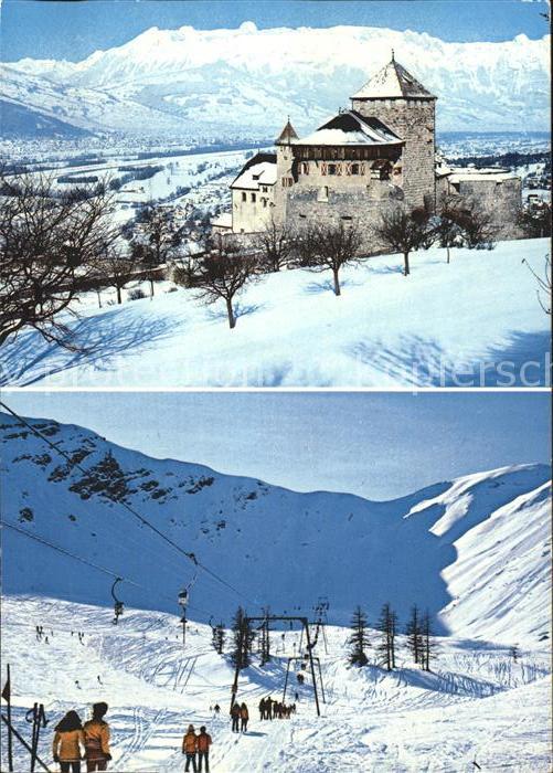 Vaduz Schloss Rheintal Kreuzberge Vaduzertäle