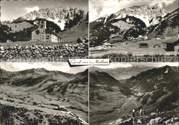 Malbun Friedenskapelle Alpenpanorama