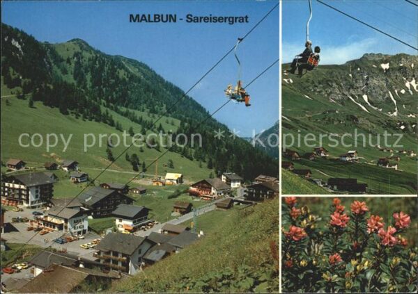 Malbun Hotels Sessellift Sareisergrat Alpenros
