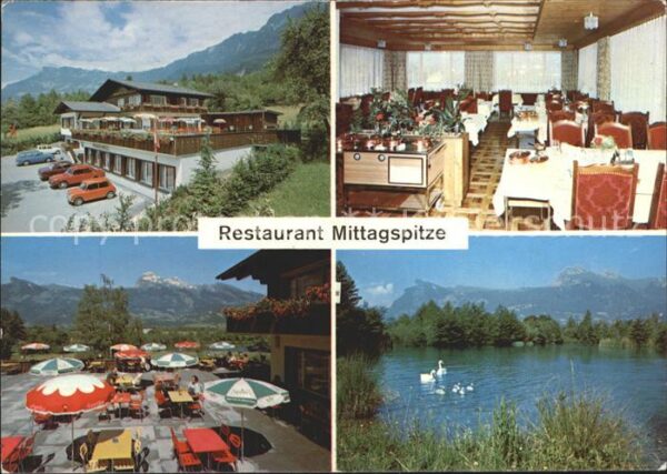 Triesen Restaurant Mittagspitze Terrasse Schwan