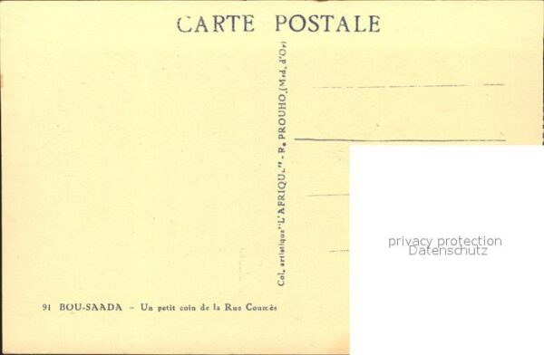 Bou Saada Un coin de la Rue Coumes – Bild 2