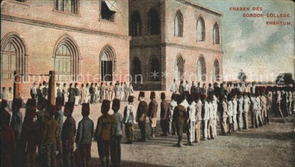 Khartoum Khartum Knaben des Gordon College Medol Hundeme